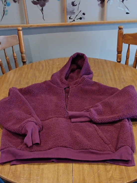 all in motion Jackets & Blazers - All in motion Plush Hooded Puffer Jacket - Deep Purple